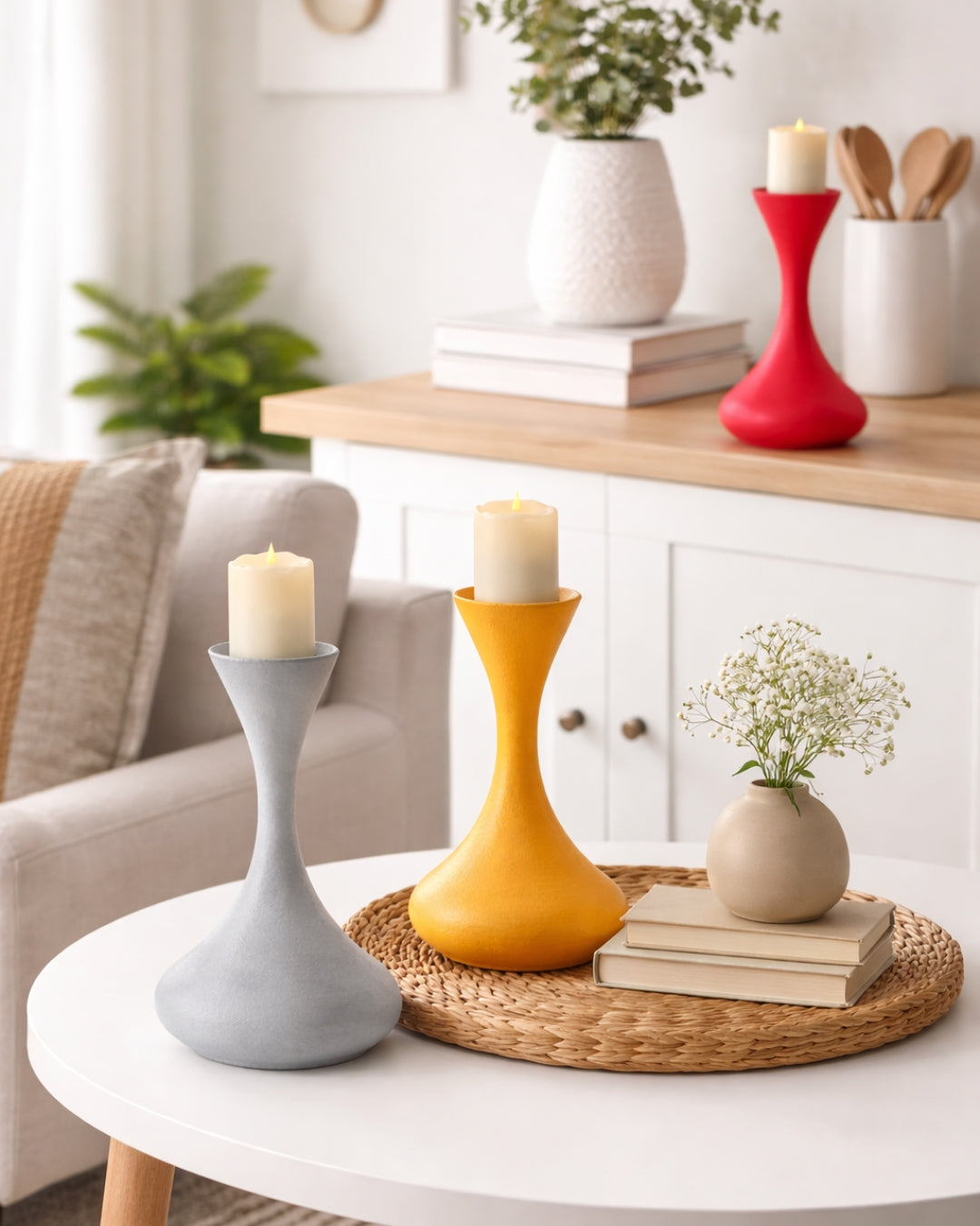 Portacandele Alto Prejudice Stampato 3D | Design Italiano | Printable Objects