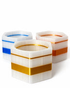 Portacandele Hexa Tris Stampato 3D | Confezione Regalo | Printable Objects | Disponibilità Limitata