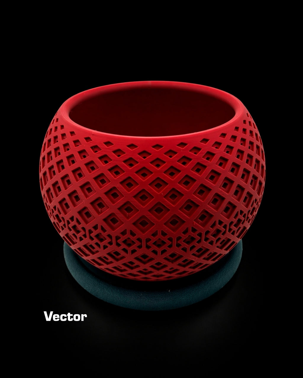 Portavaso Vector Stampato 3D | Design Helio