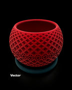 Portavaso Vector Stampato 3D | Design Helio