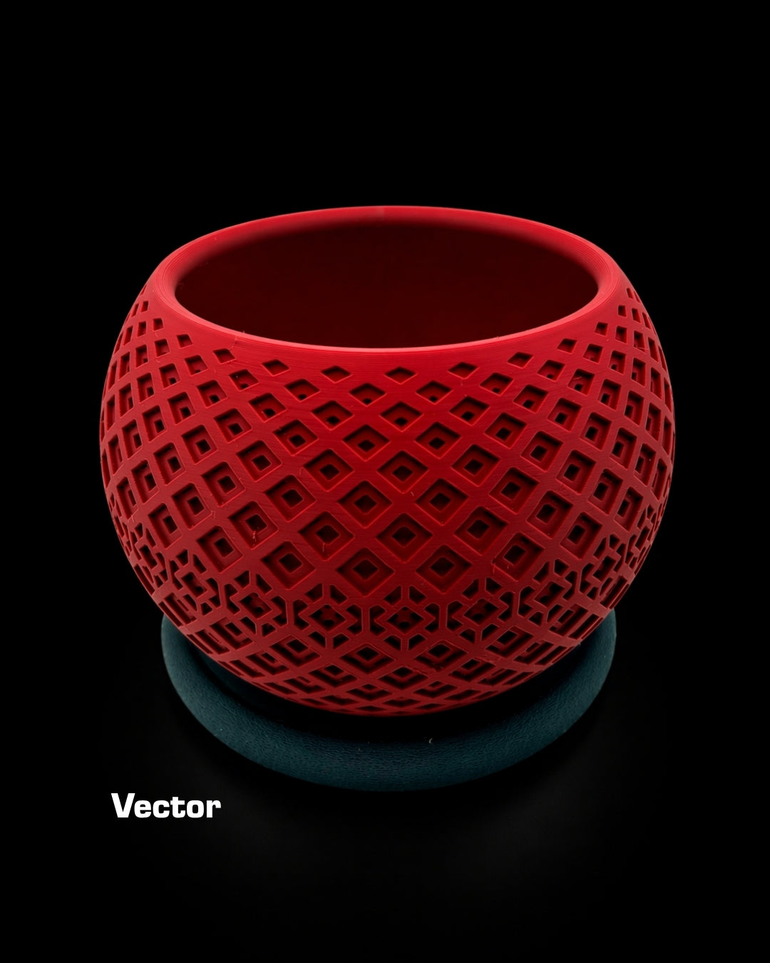 Portavaso Vector Stampato 3D | Design Helio