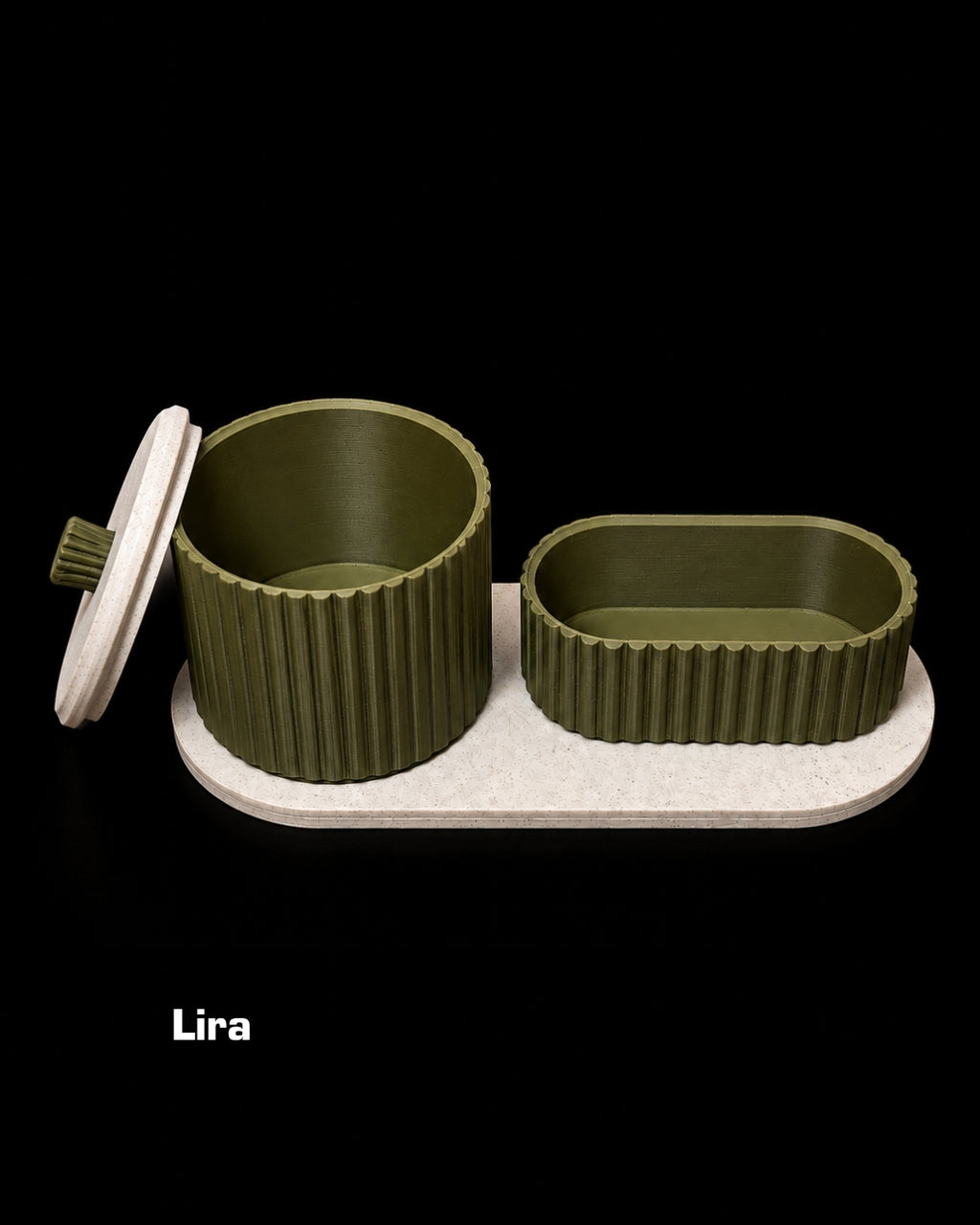 Contenitore Ufficio Lira Stampato 3D | Organizer da Scrivania | Printable Objects