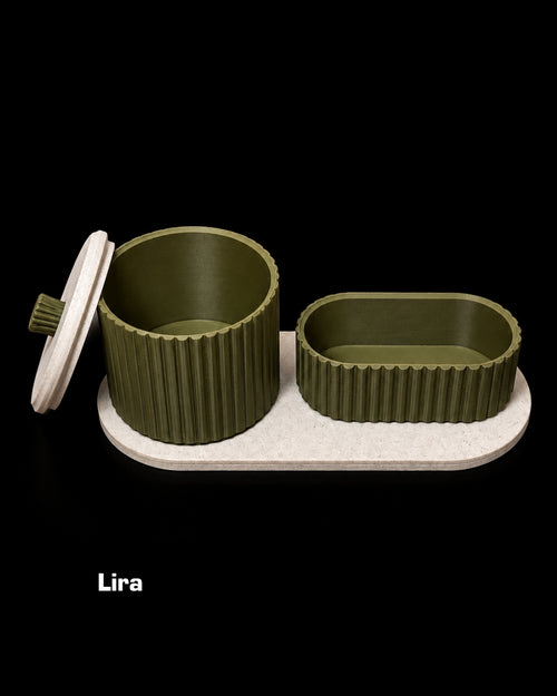 Contenitore Ufficio Lira Stampato 3D | Organizer da Scrivania | Printable Objects