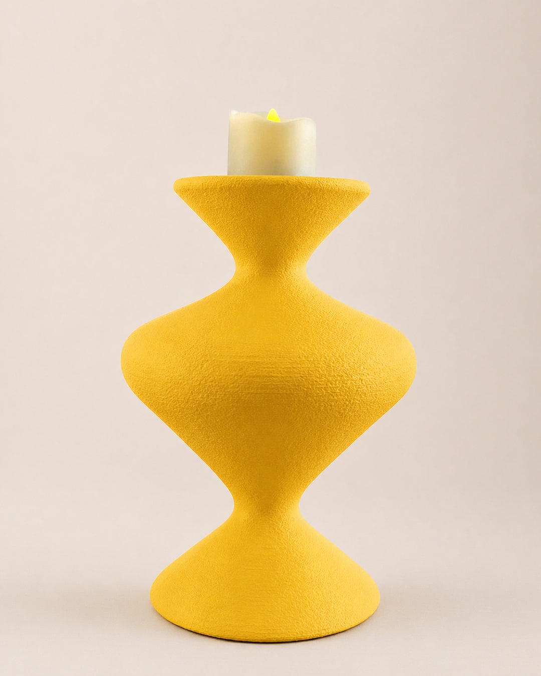 Portacandele Medio Prejudice Stampato 3D | Design Italiano | Printable Objects
