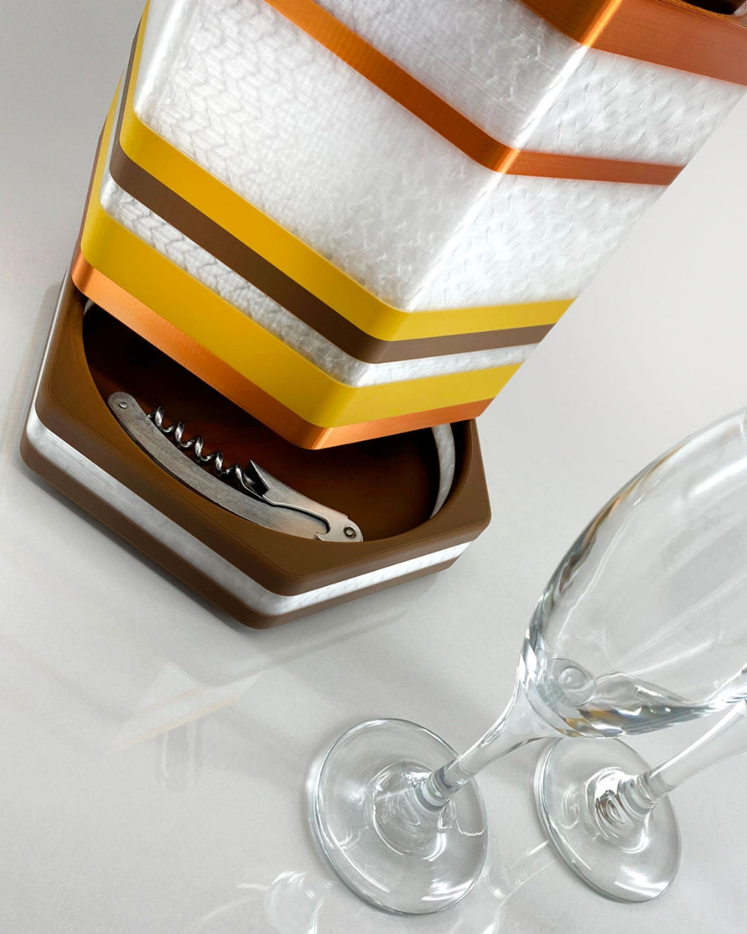 Contenitore Hexa Vino | Printable Objects
