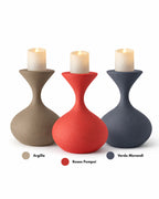 Portacandele Basso Prejudice Stampato 3D | Design Moderno Made in Italy | Printable Objects