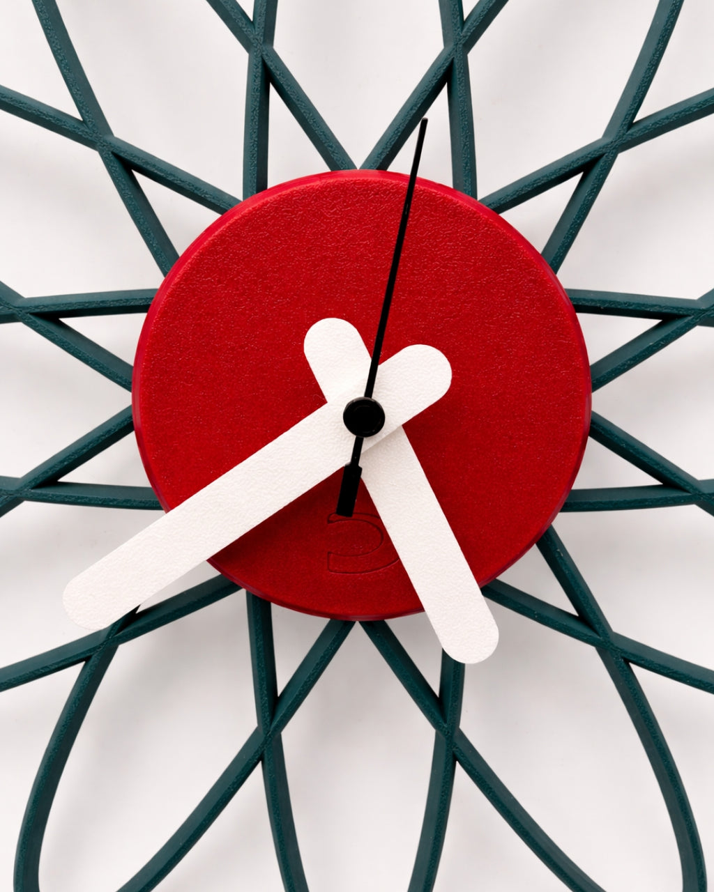 Orologio Atom da Parete Stampato 3D | Design Mid-Century | Printable Objects