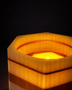 Portacandele Hexa Tris Stampato 3D | Confezione Regalo | Printable Objects | Disponibilità Limitata