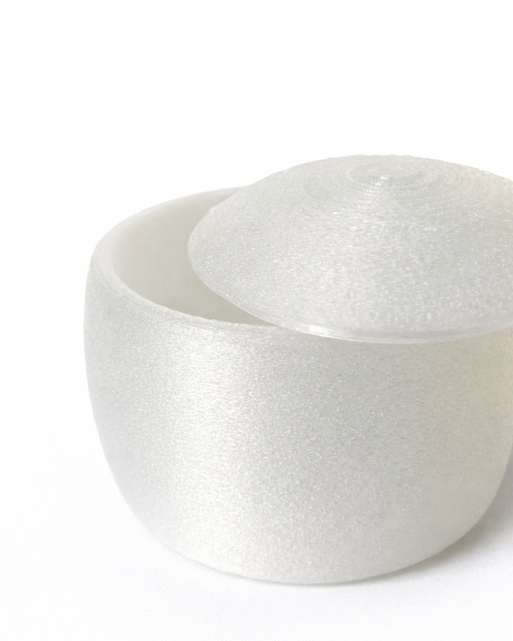 Portacandele Neve Effetto Ghiaccio 3D | Confezione Regalo | Disponibilità Limitata | Printable Objects