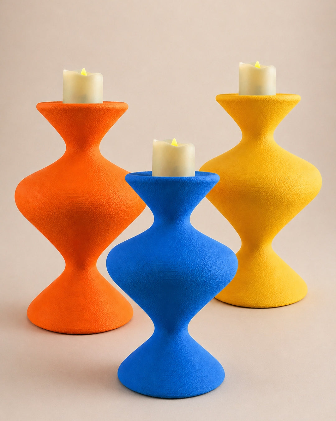 Portacandele Medio Prejudice Stampato 3D | Design Italiano | Printable Objects