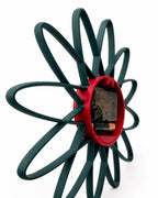 Orologio Atom da Parete Stampato 3D | Design Mid-Century | Printable Objects