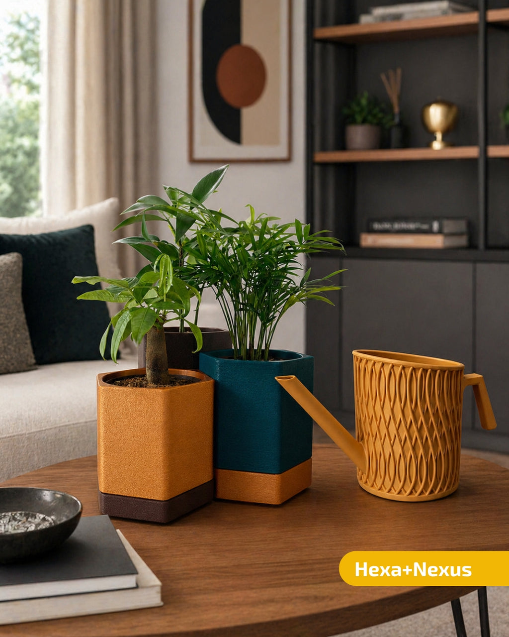 Vaso Hexa per Piante Stampato 3D | Design Modulare | Printable Objects