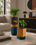 Vaso Hexa per Piante Stampato 3D | Design Modulare | Printable Objects