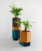Vaso Hexa per Piante Stampato 3D | Design Modulare | Printable Objects