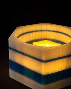 Portacandele Hexa Tris Stampato 3D | Confezione Regalo | Printable Objects | Disponibilità Limitata