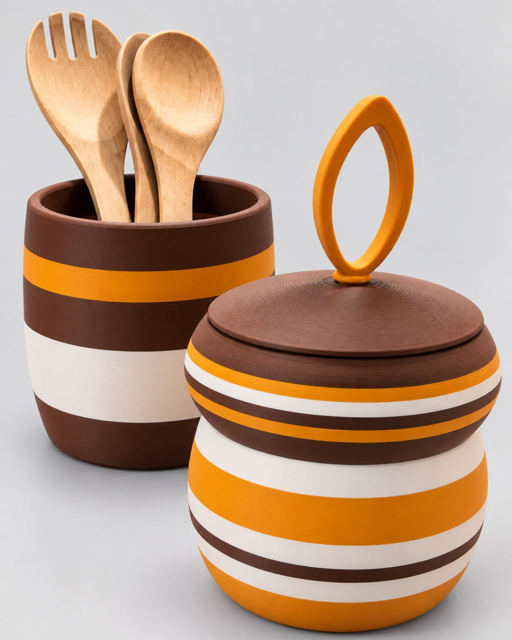 Set Caddy Container cucina rustico - immagine 1