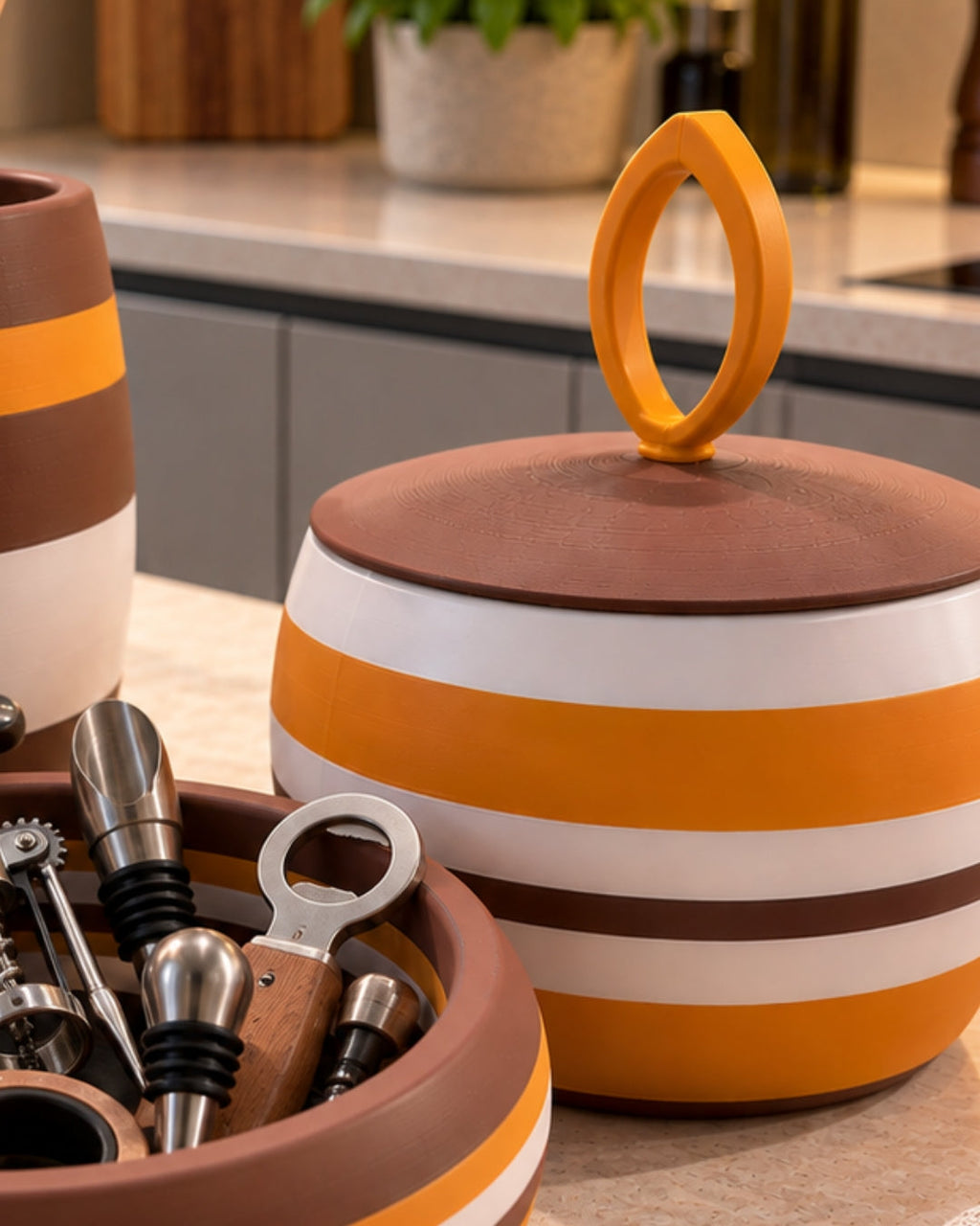 Set Caddy Container cucina rustico - immagine 8